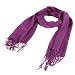 Soft Sheer Bamboo Long Scarf Wrap Shawl 70x25 Purple
