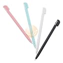 NDS Lite Stylus 4-pcs Pack [Blue/White/Black/Pink], Plastic