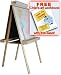 Beka Double-Sided Paper Holder Easel, Wood Trays, FREE ART WORKBOOK