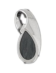Clevereves 14K White Gold Created Opal Pendant 8.4 - Gram(s)