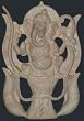 Christmas Gift Lord Ganesha Hindu God Stone Sculpture From India 10" Free Shipping