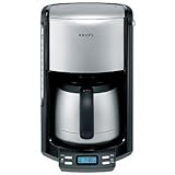 Krups 10-c. Coffee Maker, Black and Stainless Steel
