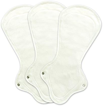 Pure Cotton Menstruation Pads / MAX Pad / Urinary Incontinence Pad / Overnight 3pcs (Greige Color)