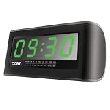 Coby CRA108 Digital AM/FM Jumbo Alarm/Clock Radio, Black