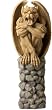Gothic Sentry Sculpture Medieval French Gargoyle statue (the digital angel)