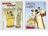 Sunday Funnies U.S. postage stamps. Pane of twenty $.44 absolutely FINE/MINT.