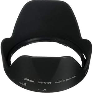 Nikon HB-N106 Bayonet Lens Hood for Nikon 1 10-100mm VR (Black)