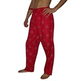 Mens NFL Tampa Bay Buccaneers Cotton Thermal Sleepwear / Pajama Pants - Red (Size: XL)