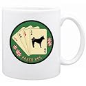 New " Akita / Poker Dog ! " Mug Dog