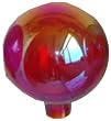 Bird Brain #90501053 10" RED Irid Gaze Ball