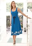 BOSTON DESIGN STUDIO<br>Grommet Waist Dress