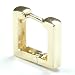 9ct Yellow Gold Single Square Creole Earring, THIS IS A SINGLE EARRING!