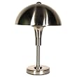 Ledu Products - Ledu - Incandescent Table Lamp w/Steel Shade, Brushed Steel, 19-1/2" High - Sold As 1 Each - Contemporary styling with domed steel shade. - 3-way light settings with touch sensor. - 6-5/8" diameter round weighted base. - Accepts three-way 50/100/150W bulb (sold separately). -