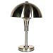 Ledu Products - Ledu - Incandescent Table Lamp w/Steel Shade, Brushed Steel, 19-1/2