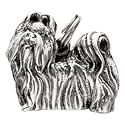 Shih Tzu 5 Charm Dog Lover Keychain