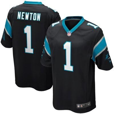 1 Cam Newton Jersey Mens American Football Jerseys Black Size XXXL(56)