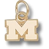 University of Michigan M 1/4 Pendant (14kt)