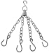 Sports : Premium Heavy Duty Stahlkette ca. 46cm lang verchromt geeignet f&uuml;r alle Boxs&auml;cke und Maisbirnen *versandkostenfrei*