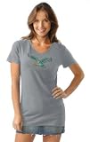 Philadelphia Eagles Women's T-Shirt: Alyssa Milano NFL Legacy Tri Blend V Neck T-Shirt