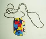 Autism Dog Tag Necklace