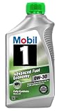Mobil 1 98JQ67 Advanced Fuel Economy 0W-30 Synthetic Motor Oil - 1 Quart
