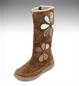 Younger Girls' Floral Appliqu&eacute; Boots