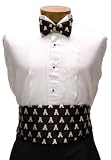 Appalachian St. Bowtie and Cummerbund Set - Appalachian State Cummerbund Set with Block A Logo