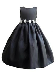 Girls Sateen Flower-Girl Dress/Wedding Dress 