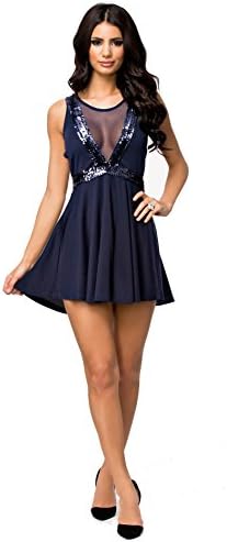 Sexydress Womens dresses Mesh Pattern Juniors cocktail night Party short dress