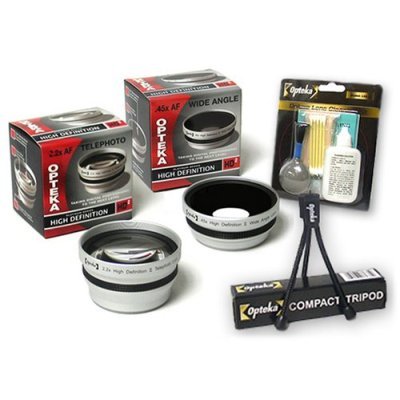.45x Wide Angle & 2.2x Telephoto HD&sup2; Pro Lens Set for Fuji FinePix S700 Digital Camera