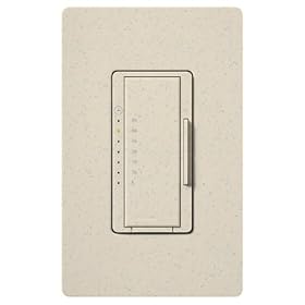 Lutron MA-T51MN-LS, Multi Location 600 Watt Incand Magnetic Low-Volt Light Dimmer, Limestone