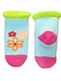 Sugar Blossoms Infant Terry Socks by Zutano - Multi-colored - Newborn