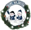 Indianapolis Colts 20" Team Snowman Wreath - Football Sports Merchandise