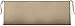 Bullnose Rectangular Outdoor Bench Cushion, 2"Hx54"Wx18"D, HEATHER BEIGE SUNBRELLA