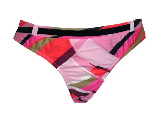 Athena Mod Pink Retro Belted Swimsuit-bottoms 8