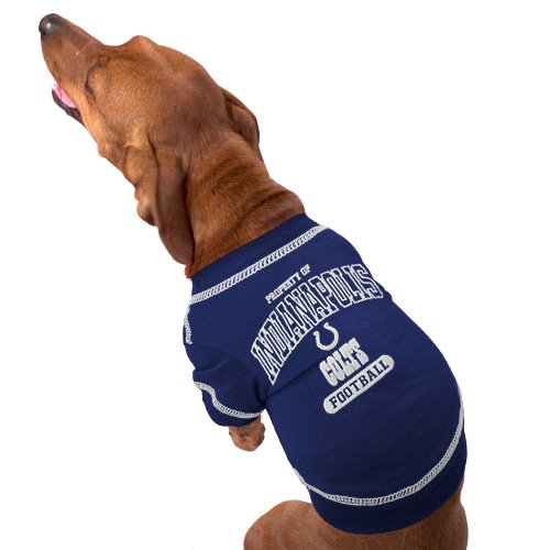 Indianapolis Colts SM dog pet tee shirt NFL 8-12