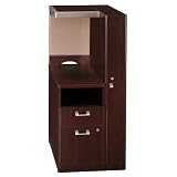 Bush Furniture Quantum Right Storage Tower, Harvest Cherry