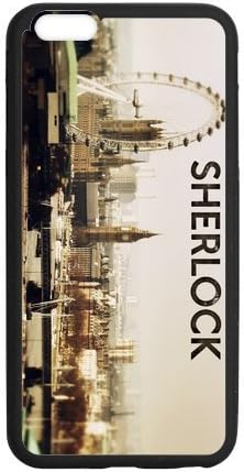 LeonardCustom Protective TPU Rubber Gel Coated Cover Case for iPhone 6 Plus 5.5 inch, Sherlock LCI6PU27