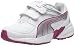 Puma Axis Trainer V Jr 185175, Unisex - Kinder, Sportschuhe - Indoor, Weiss (white-puma silver-festival fuchsia 07), EU 38 (UK 5) (US 6)