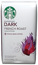 Starbucks Dark French Roast Coffee, Whole Bean, 12-Ounce Bags (Pack of 3)