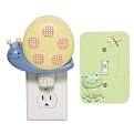 Tiddliwinks Froggie Night-Light Switchplate Combo