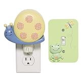 Tiddliwinks Froggie Night-Light Switchplate Combo