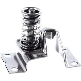 New! Camaro Hood Safety Latch Catch Spring, Chrome, 67-73