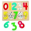PUZZLE LEGESPIEL ZAHLEN ZAHL ZIFFER SPIEL HOLZ