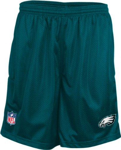 Philadelphia Eagles Green Youth Coaches Mesh Shorts