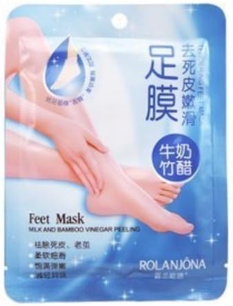 2 Pairs (4 pcs) of ROLANJONA Exfoliating Foot Mask Peeling Feet Masks , Exfol... by Mintmall Beauty