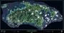 St. John U.S. Virgin Islands in very high resolution from space satellite print/poster photograph: 36"x19" glossy