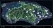 St. John U.S. Virgin Islands in very high resolution from space satellite print/poster photograph: 36x19 glossy