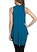 12 Ami Basic Solid Long Flowy Tank T-Shirt Tunic - Made in USA