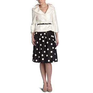 41dkm0TERbL. AA300  Jessica Howard Womens Shantung Dot